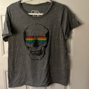 🔥🔥🔥Chaser skull tee Size large